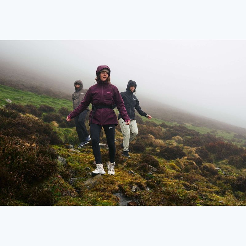 Női túracipő Jack Wolfskin Wild Hike Texapore Mid oyster 12