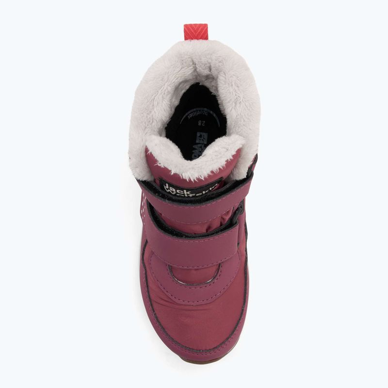 Gyerekcipők Jack Wolfskin Polar Bear-B Texapore Mid Vc szőlő 5