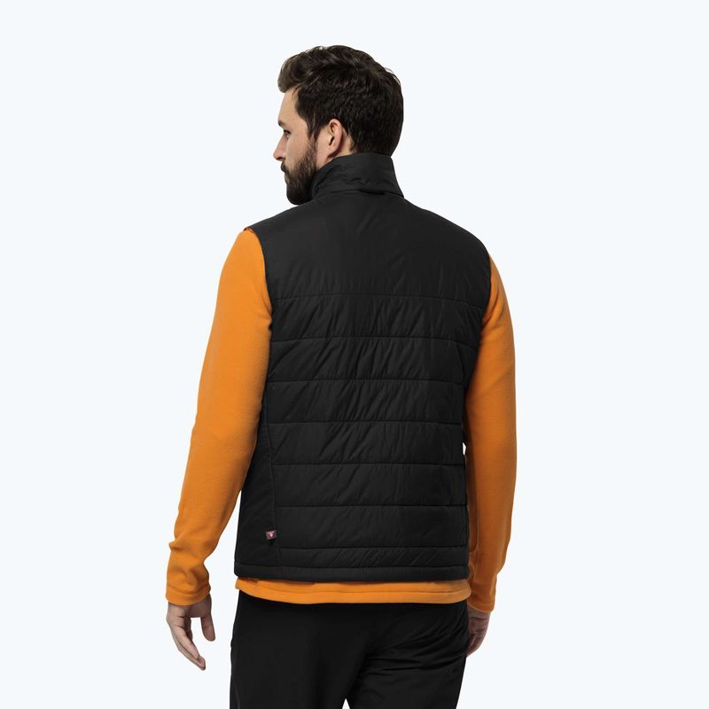 Jack Wolfskin férfi túrázó ujjatlan Lapawa Ins fekete 2