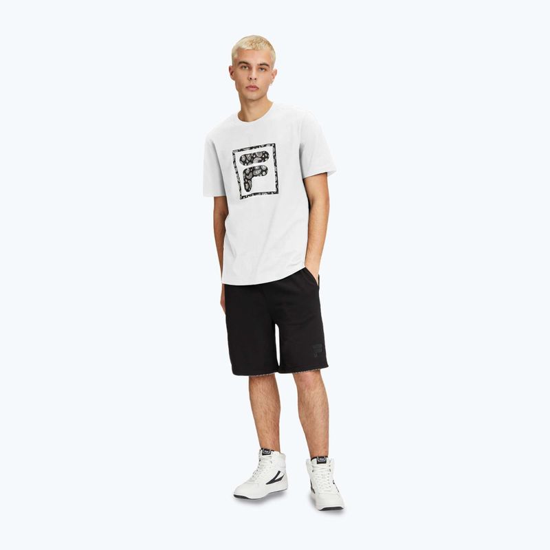 Férfi póló FILA Longyan Graphic bright white 2