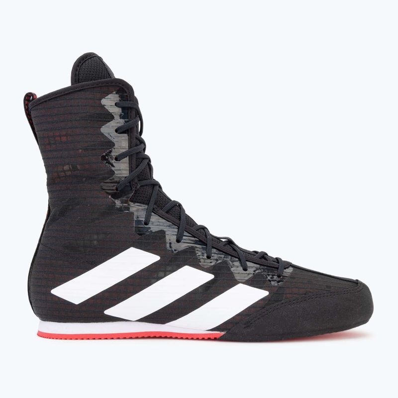 adidas Box Hog 4 core fekete/felhőfehér/tiszta rubin bokszcipő 2