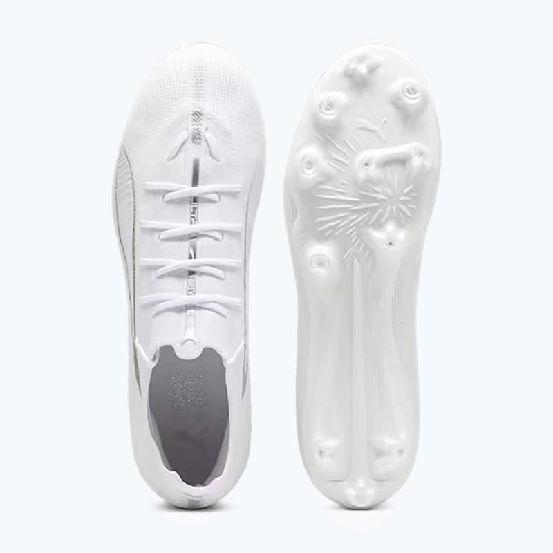 PUMA Ultra 5 Pro FG/AG futballcipő puma fehér/puma fehér 11