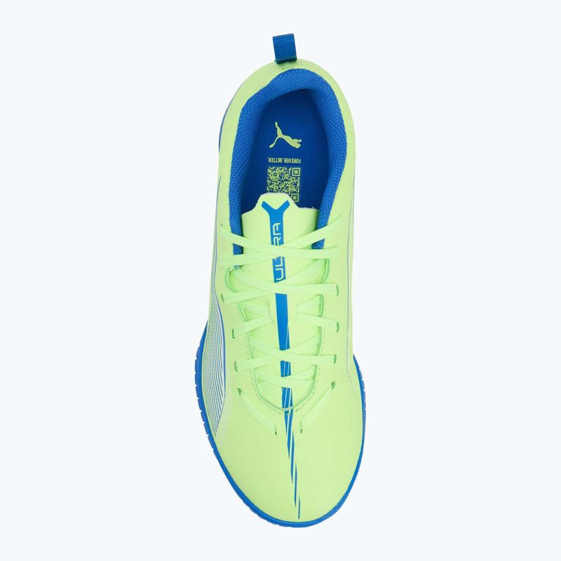 PUMA Ultra 5 Play TT Jr pezsgőalma/puma fehér gyermek futballcipő 5