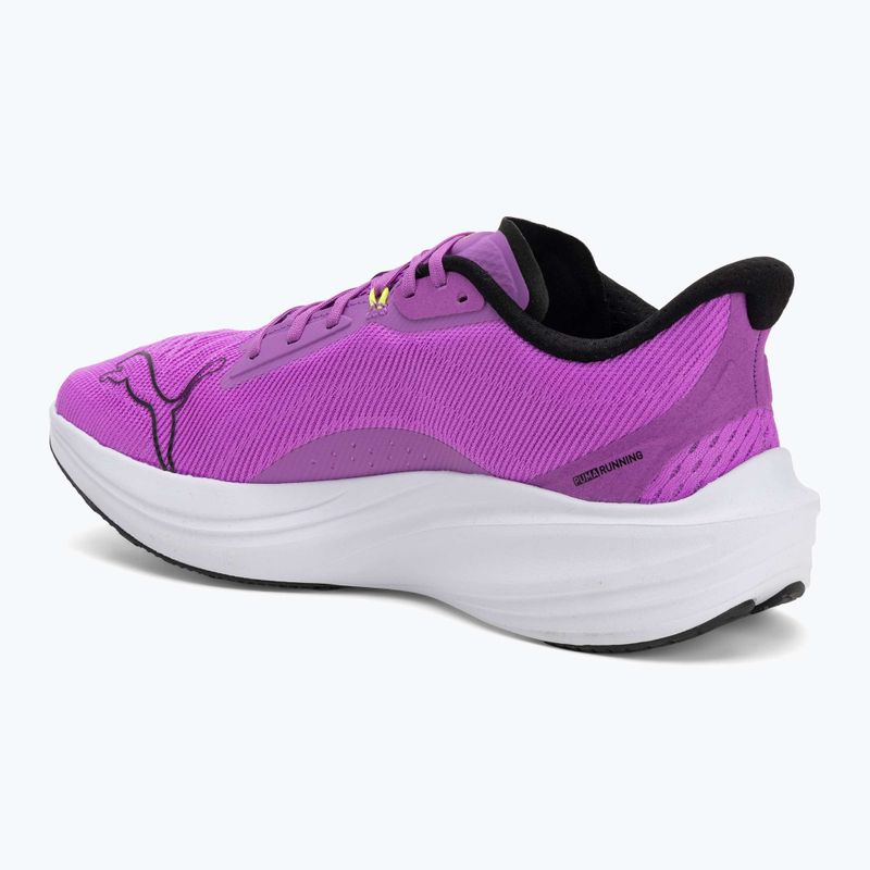 PUMA Darter Pro pure magenta/puma fekete/sárga figyelmeztető futócipő 3