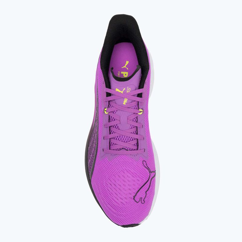 PUMA Darter Pro pure magenta/puma fekete/sárga figyelmeztető futócipő 5