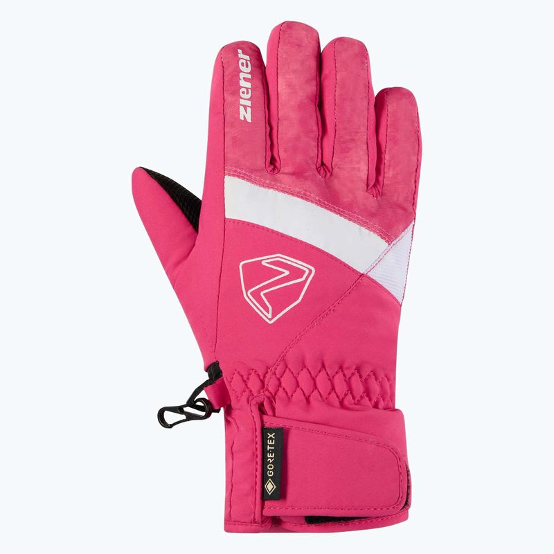 Gyerek síkesztyű ZIENER Leif GTX-Z tie-dye pop pink 2