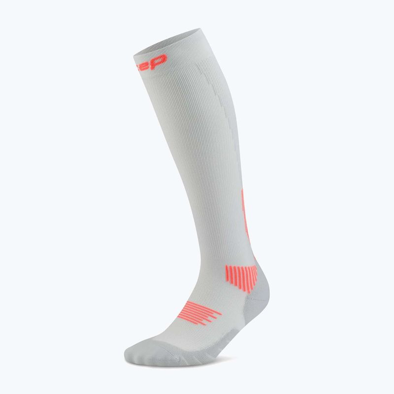 Női kompressziós zokni CEP Run Tall 5.0 grey 2