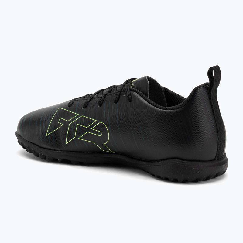 PUMA Future 8 Play TT Jr gyermek focicipő puma fekete/fizzy light/zöld terepcipő 3