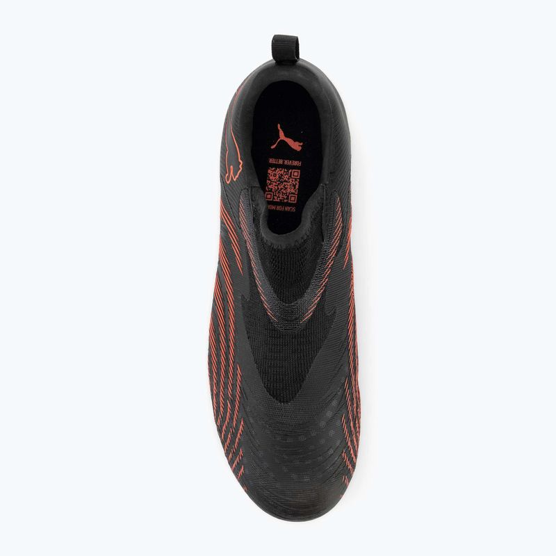 Gyerek focicipő PUMA Future 9 Match LL FG/AG Jr puma black/glowing red/strong grey 5