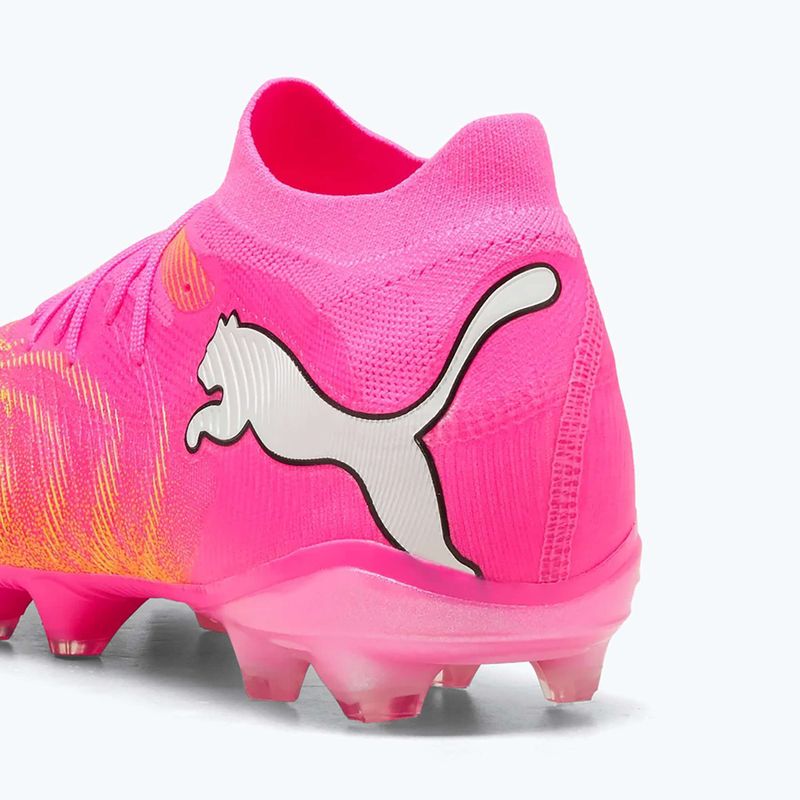 Futballcipő PUMA Future 9 Match FG/AG poison pink/puma white/sun stream/bright aqua/puma black 4