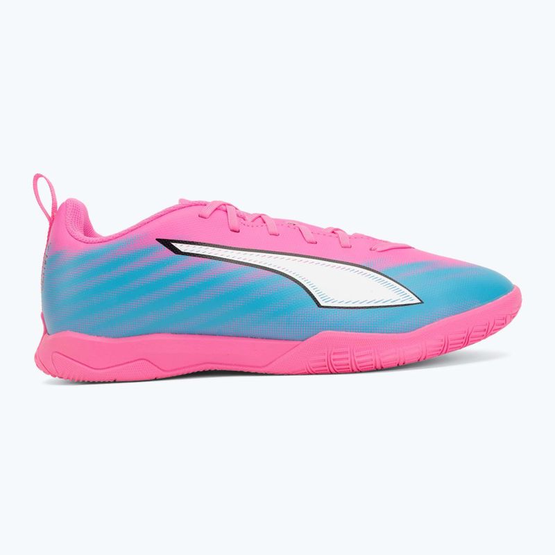 Gyerek focicipő PUMA Ultra 6 Play It Jr poison pink/puma wht/sun stream/bright aqua/puma blk 2