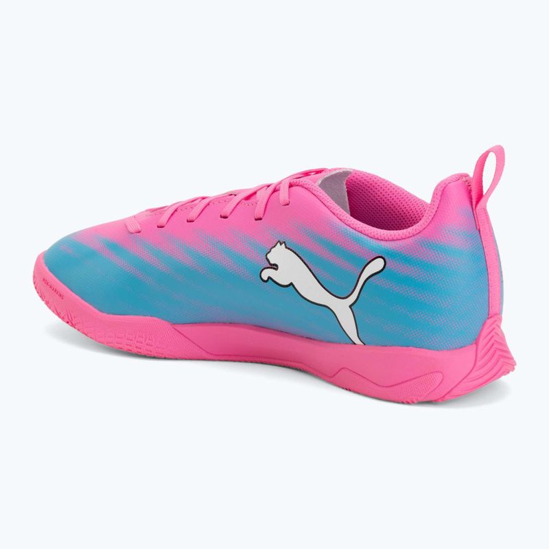 Gyerek focicipő PUMA Ultra 6 Play It Jr poison pink/puma wht/sun stream/bright aqua/puma blk 3