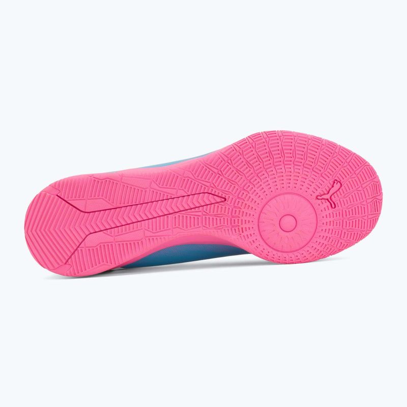 Gyerek focicipő PUMA Ultra 6 Play It Jr poison pink/puma wht/sun stream/bright aqua/puma blk 4
