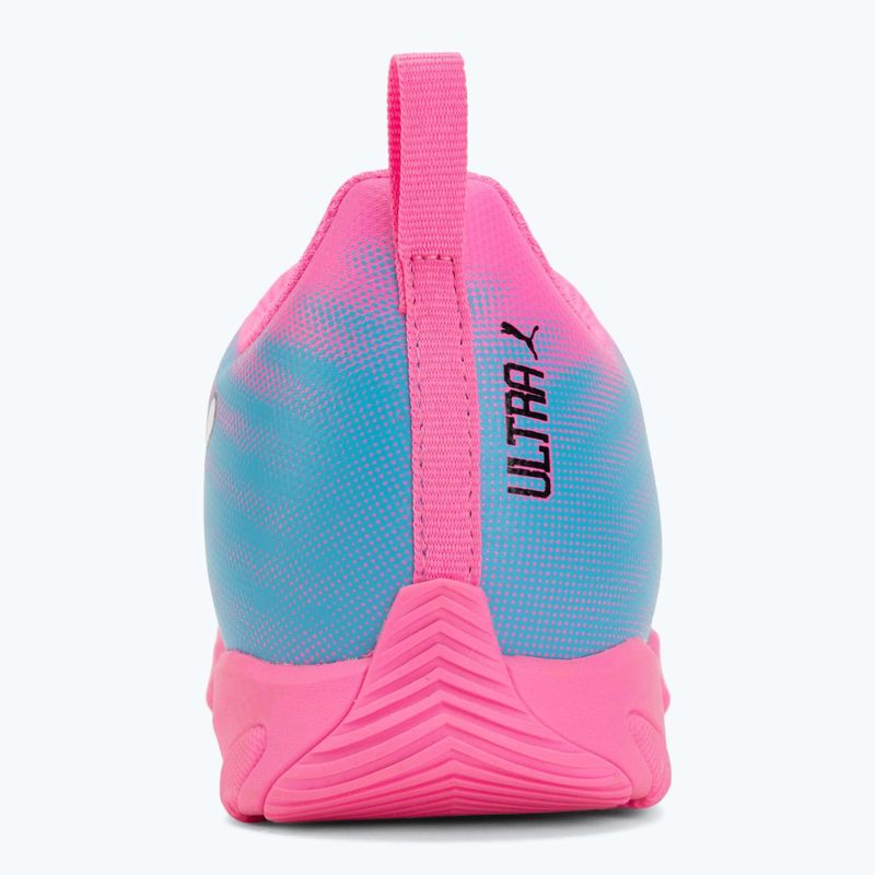 Gyerek focicipő PUMA Ultra 6 Play It Jr poison pink/puma wht/sun stream/bright aqua/puma blk 6