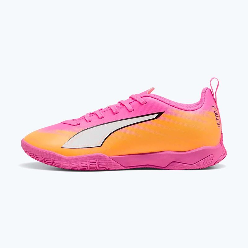 Gyerek focicipő PUMA Ultra 6 Play It Jr poison pink/puma wht/sun stream/bright aqua/puma blk 9