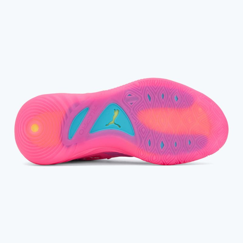 Kosárlabda cipő PUMA All-Pro NITRO 2 Showtime poison pink/bright aqua/lime squeeze 4