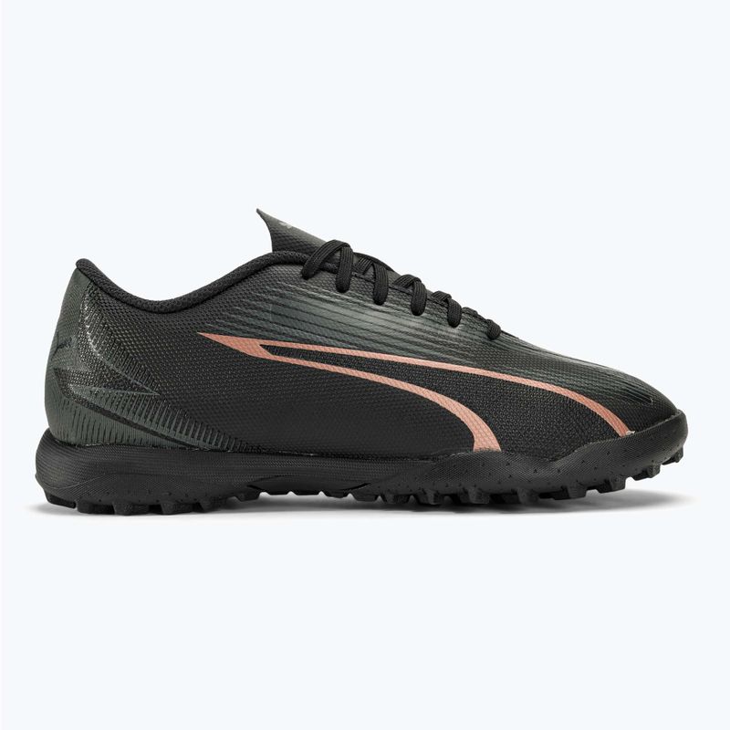 gyermek focicipő  PUMA Ultra Play TT Jr puma black/copper rose 2