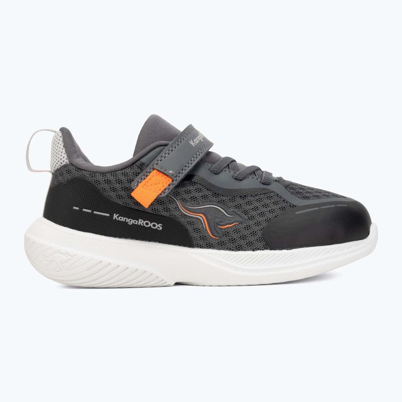 Gyerekcipők KangaROOS K-RDI Pebble EV steel grey/neon orange 2