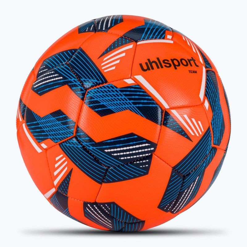 Labdarúgás uhlsport Team fluo narancs/navy/fehér méret 5 2