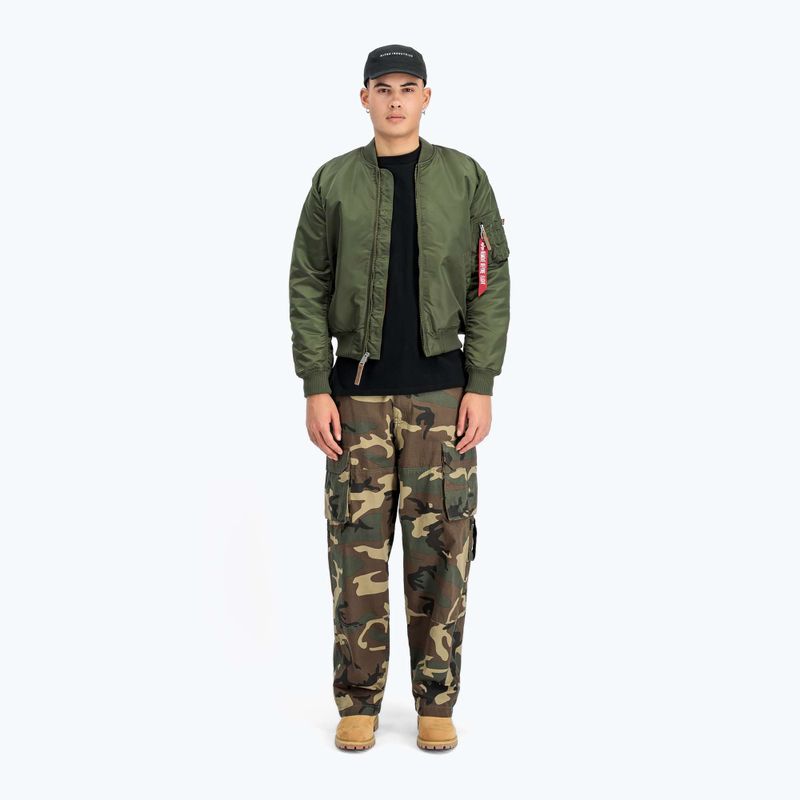 Alpha Industries MA-1 VF 59 Vintage Fit Bomber sötétzöld férfi kabát 2