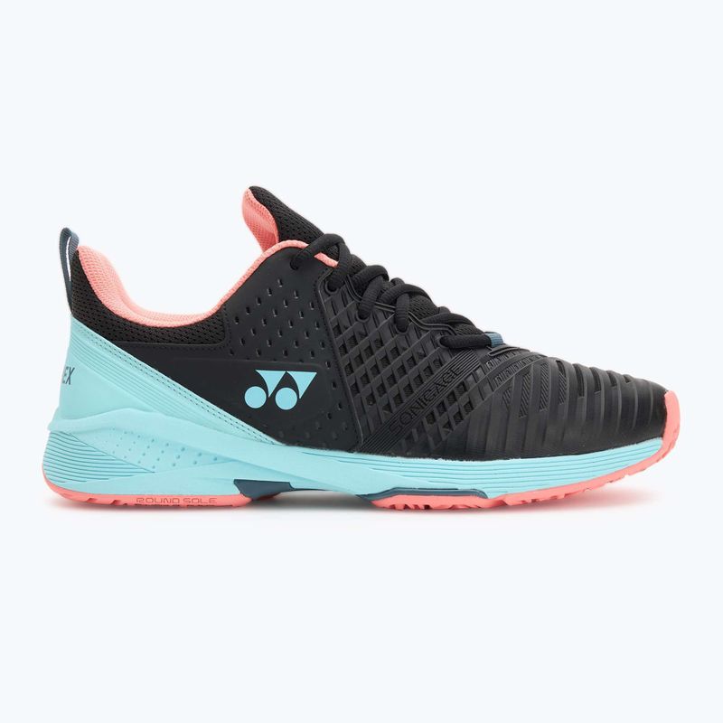 Férfi teniszcipő YONEX Sonicage 3 CL fekete/égszínkék 2