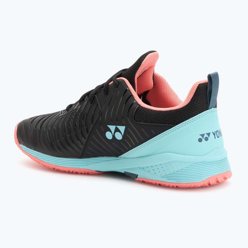 Férfi teniszcipő YONEX Sonicage 3 CL fekete/égszínkék 3