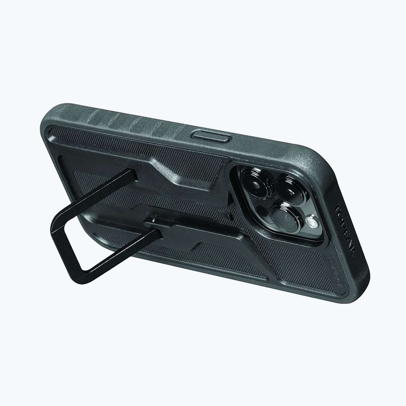 Topeak RideCase iPhone 15 Pro fekete/szürke telefontartó tok 2