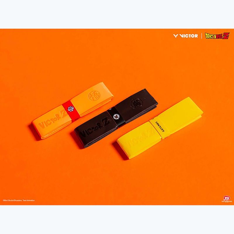 VICTOR Dragon Ball Z Grip neonsárga tollaslabda ütő csomagolása VICTOR Dragon Ball Z Grip neon sárga 2