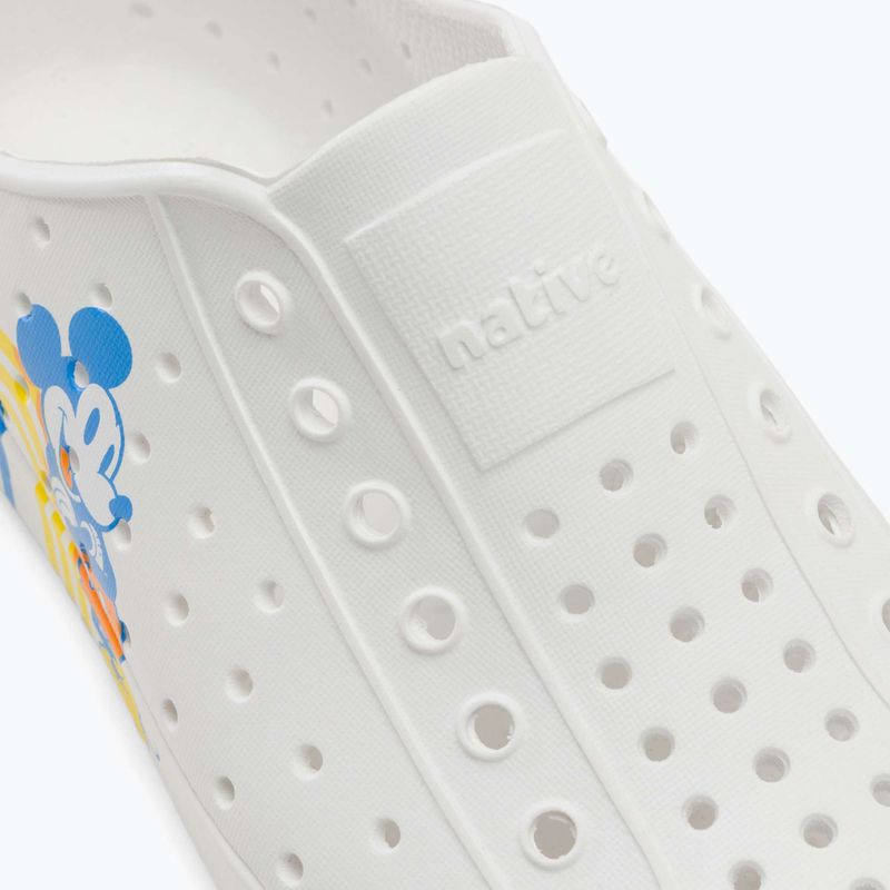 Native Jefferson Print Disney Jr gyermek edzőcipő héjfehér/héjfehér/pozitív Mickey 8
