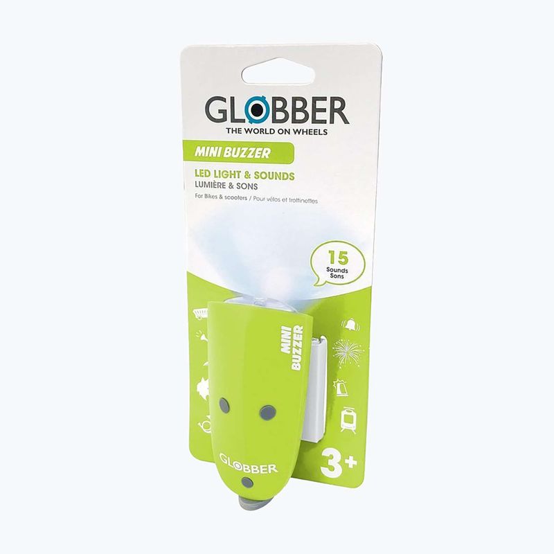 Lámpa dudával Globber Mini Buzzer lime green 2