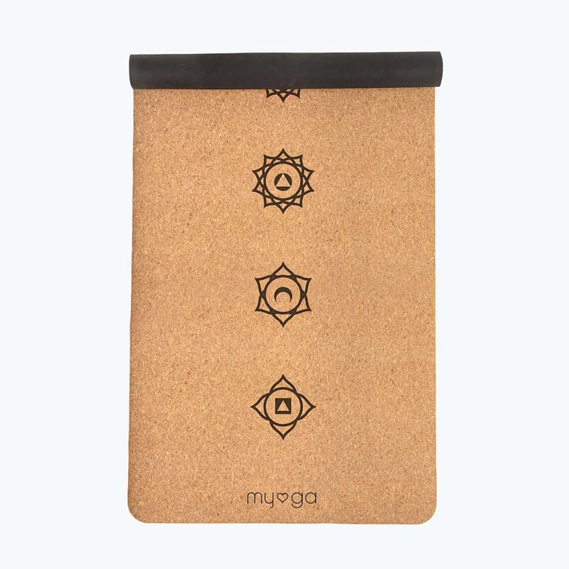 Jógaszőnyeg Myga Chakra XL 6 mm brown 2