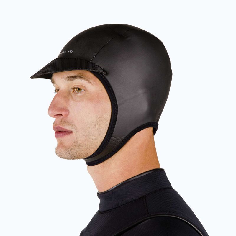 O'Neill Squid Lid 3mm neoprén kapucni fekete 5110 2