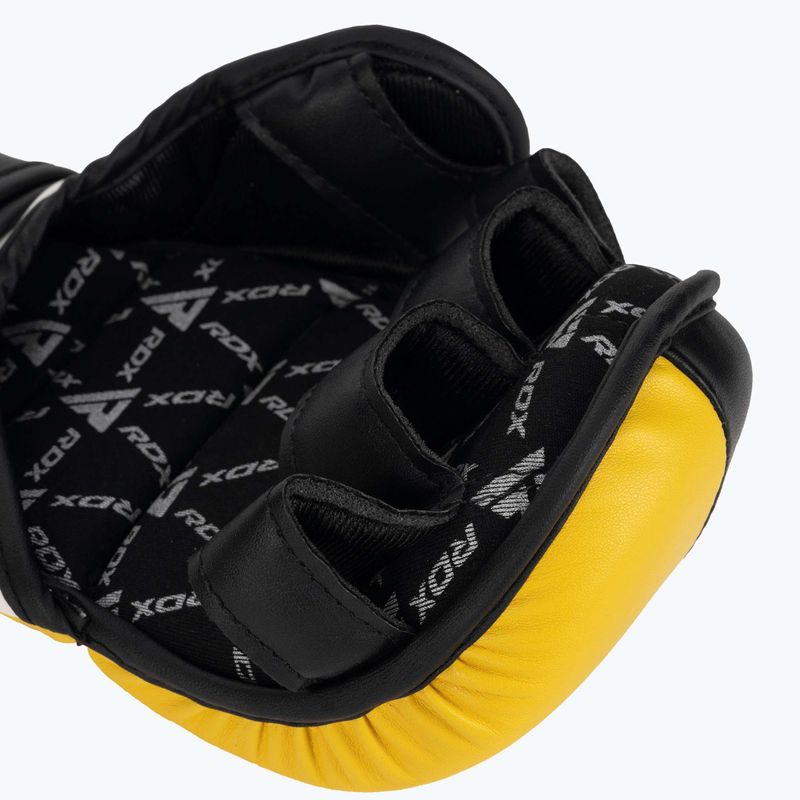 RDX Grappling kesztyű REX T6 Plus sárga 6