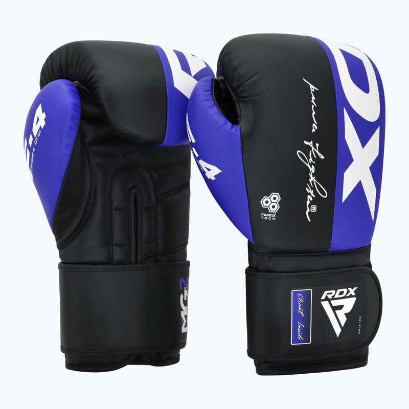 Bokszkesztyűk RDX REX F4 blue/black 2