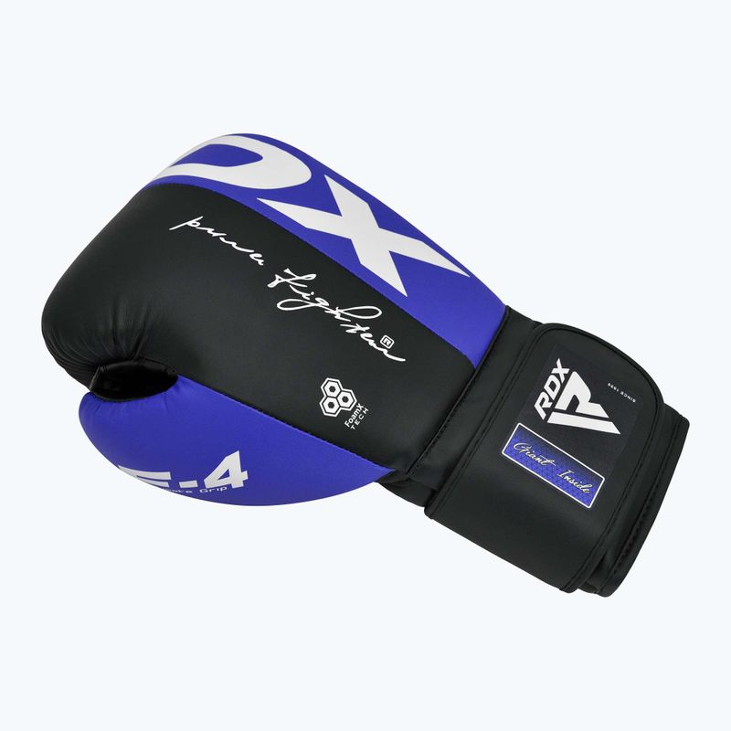 Bokszkesztyűk RDX REX F4 blue/black 3
