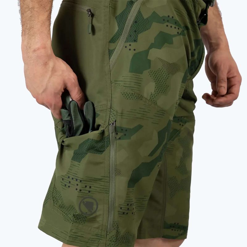 Férfi kerékpáros nadrág Endura Hummvee Short tonal olive 7