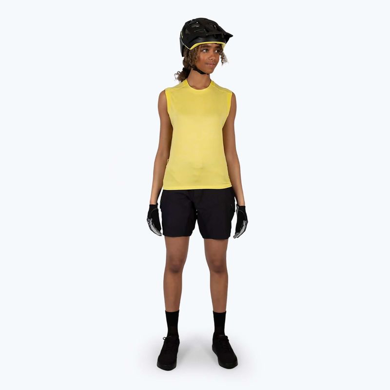 Női kerékpáros póló Endura Singletrack Tank Top sulphur 2