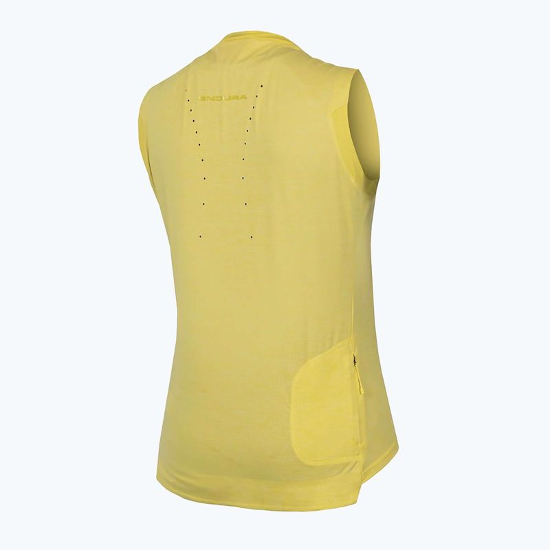 Női kerékpáros póló Endura Singletrack Tank Top sulphur 9