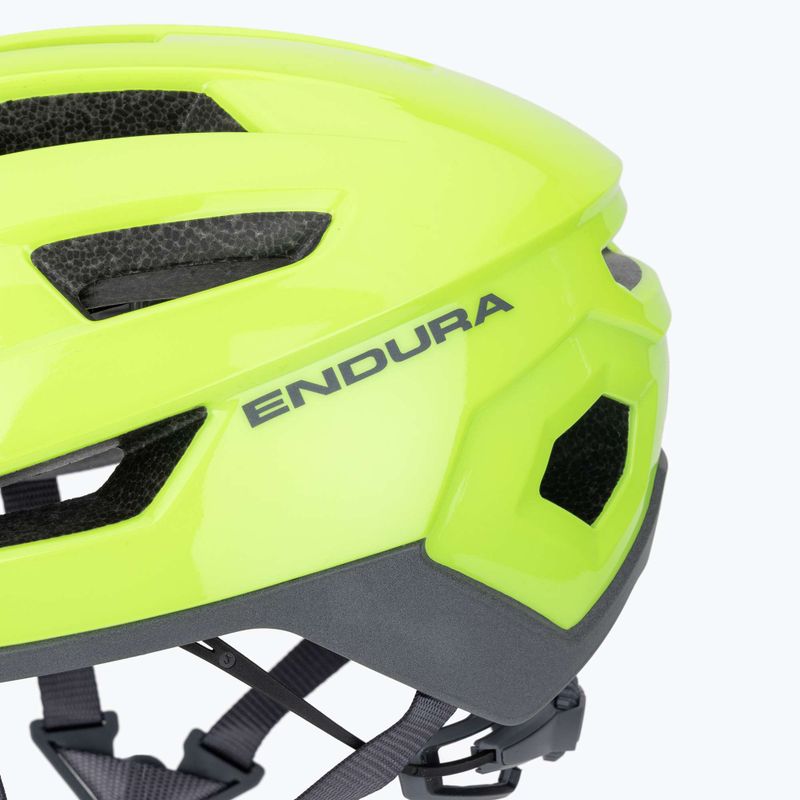 Endura Xtract hi-viz kerékpáros sisak sárga 7