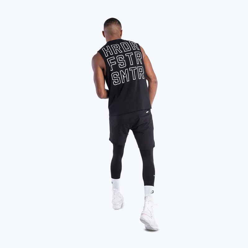 Férfi póló Boxraw HRDR FSTR SMTR Muscle Tank Black 4
