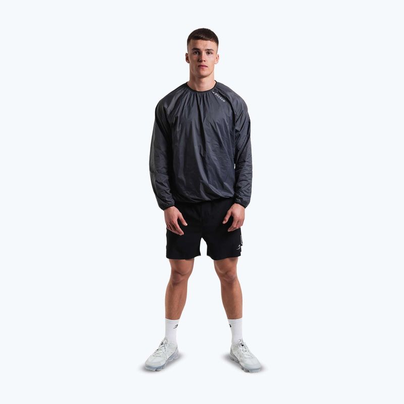 Férfi pulóver Boxraw Genaro Sweatshirt charcoal 2