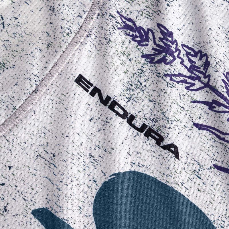 Női kerékpáros mez Endura Singletrack Print W aero blue 10