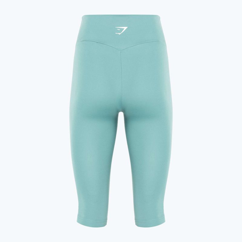 Női sportleggings Gymshark Training Cropped teal 2