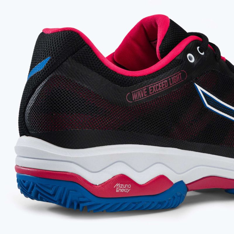 Férfi Mizuno Wave Exceed Light CC Padel cipő fekete 61GB22222210 8