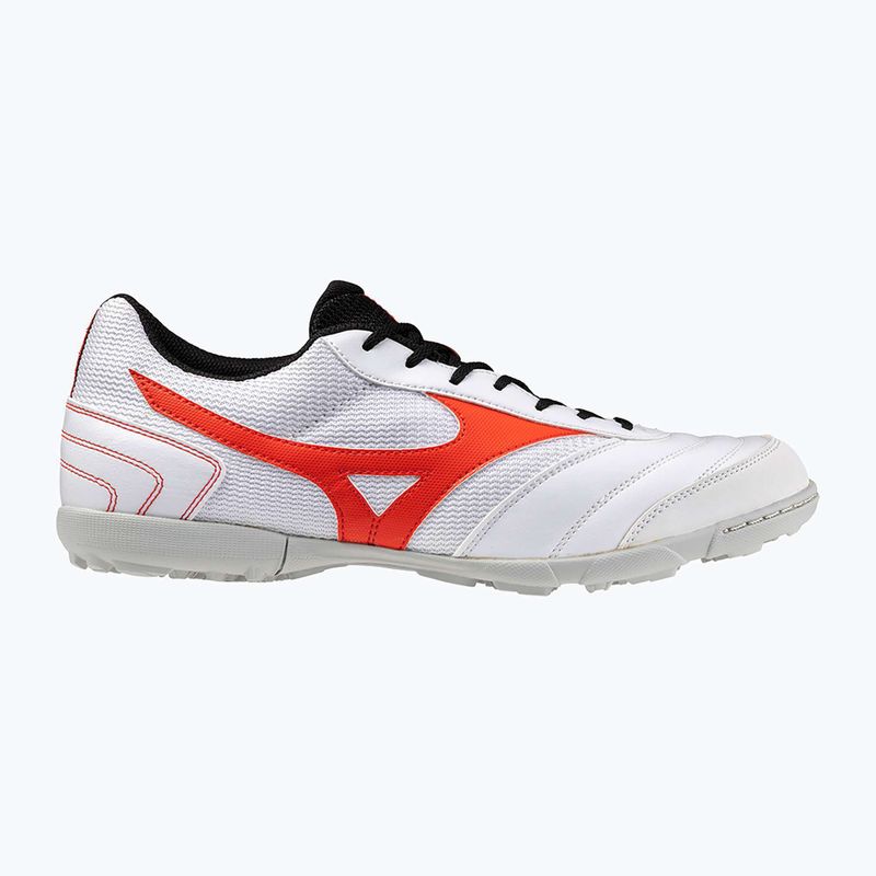 Gyerek focicipő Mizuno MRL Sala Club TF Jr white/radiant red 8