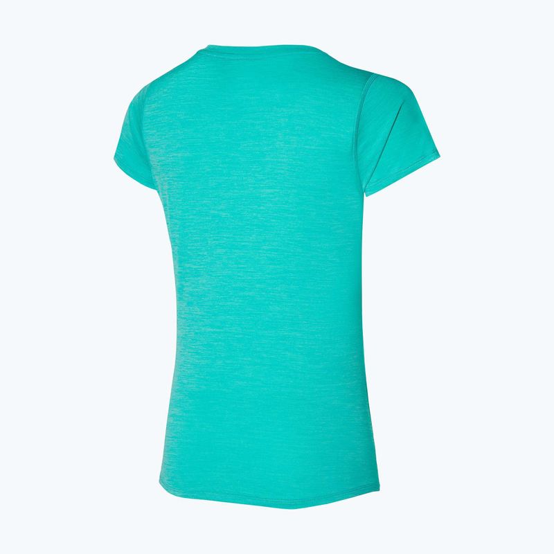 Női futópóló Mizuno Impulse Core RB Tee blue turquoise 2