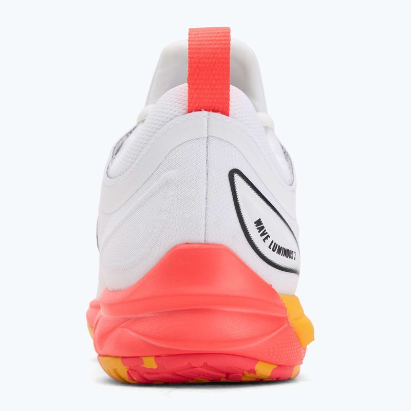 Mizuno Wave Luminous 3 fehér/tüzes korall 2/citrus röplabdacipő 6