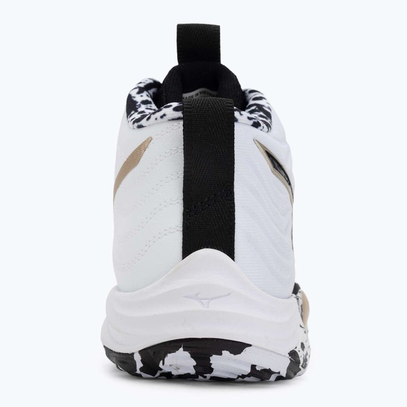 Röplabdacipő Mizuno Wave Momentum Elite Mid white/black/ge gold 6