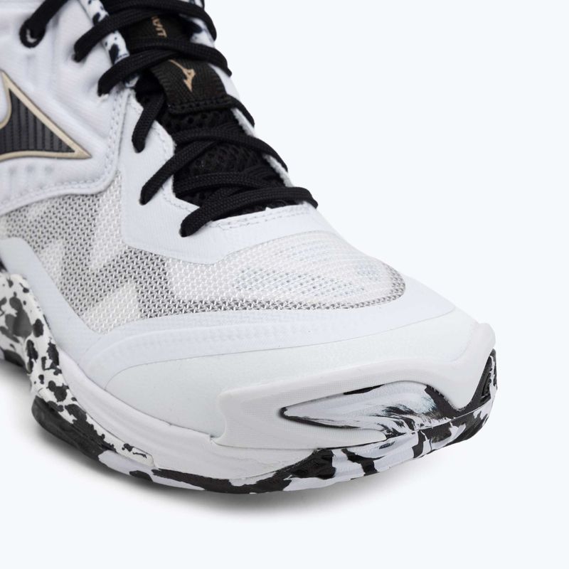 Röplabdacipő Mizuno Wave Momentum Elite Mid white/black/ge gold 7