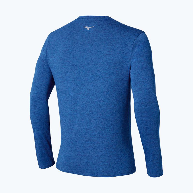 Férfi futó hosszú ujjú Mizuno Core Impulse Tee sodalit kék 2